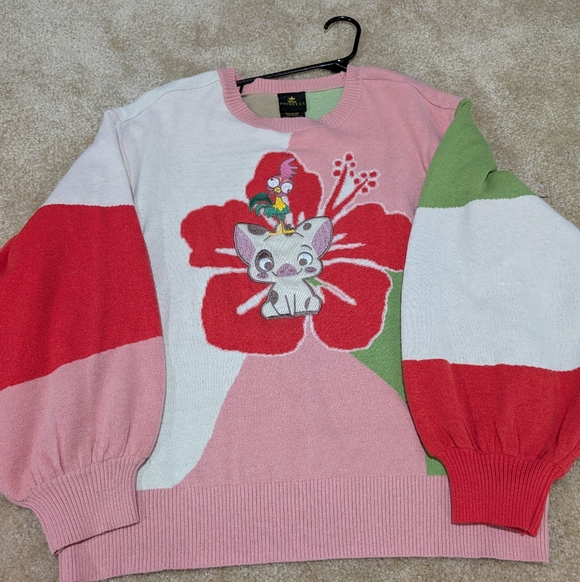 Disney Boxlunch Moana Pua & Hei Hei Hibiscus Women's Sz Sm - Picture 3 of 7